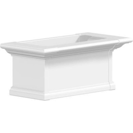 MAYNE MAIL POST Mayne Yorkshire 2-ft. Window Box, White 4822-W